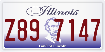 IL license plate Z897147