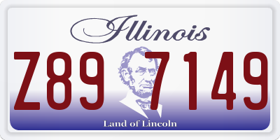 IL license plate Z897149