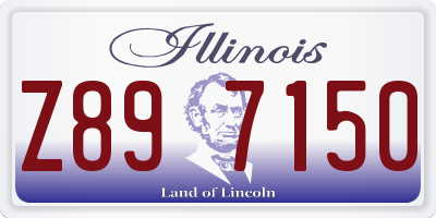 IL license plate Z897150