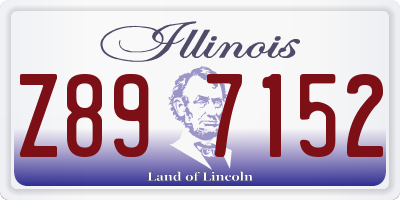 IL license plate Z897152