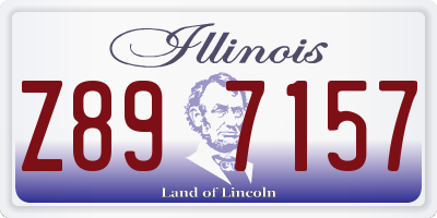 IL license plate Z897157