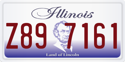 IL license plate Z897161
