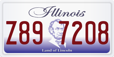 IL license plate Z897208