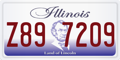 IL license plate Z897209