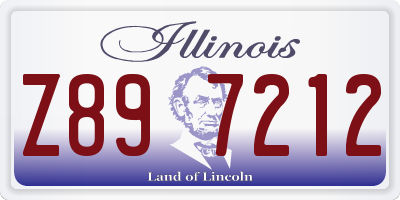IL license plate Z897212