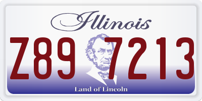 IL license plate Z897213
