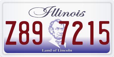 IL license plate Z897215