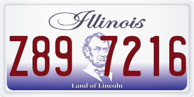 IL license plate Z897216