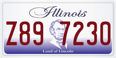 IL license plate Z897230