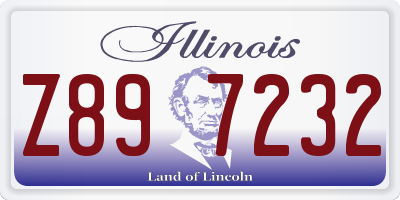 IL license plate Z897232