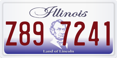 IL license plate Z897241