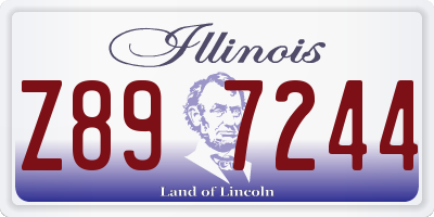 IL license plate Z897244