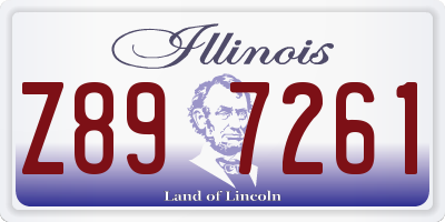 IL license plate Z897261
