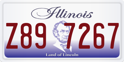 IL license plate Z897267