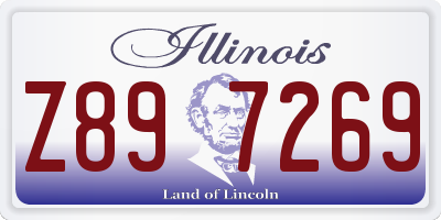 IL license plate Z897269