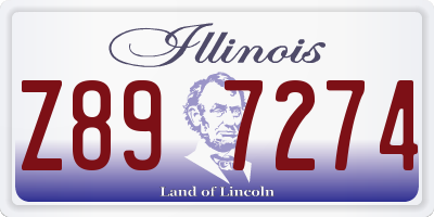 IL license plate Z897274