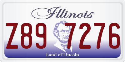IL license plate Z897276