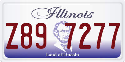 IL license plate Z897277