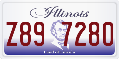 IL license plate Z897280
