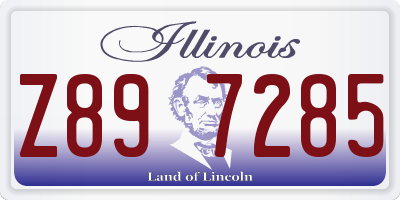 IL license plate Z897285