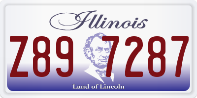 IL license plate Z897287