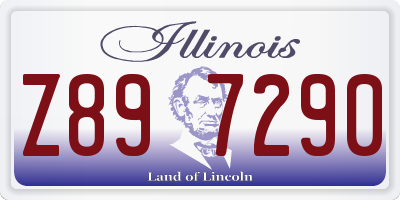 IL license plate Z897290