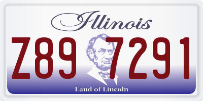 IL license plate Z897291