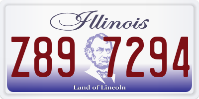 IL license plate Z897294