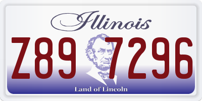 IL license plate Z897296