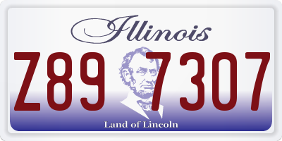 IL license plate Z897307