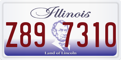 IL license plate Z897310