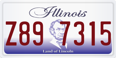 IL license plate Z897315