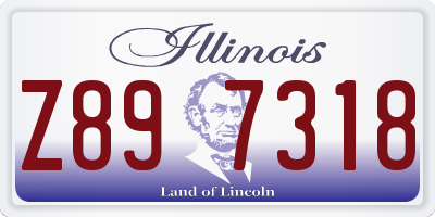 IL license plate Z897318