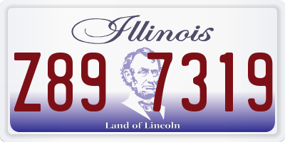 IL license plate Z897319