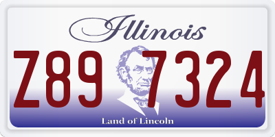 IL license plate Z897324