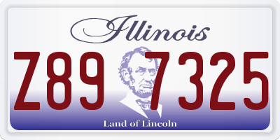 IL license plate Z897325