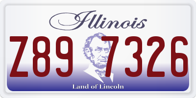 IL license plate Z897326