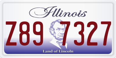 IL license plate Z897327