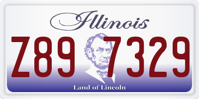 IL license plate Z897329