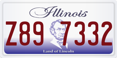 IL license plate Z897332