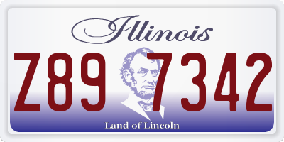 IL license plate Z897342