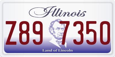 IL license plate Z897350