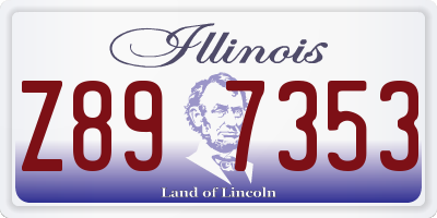 IL license plate Z897353