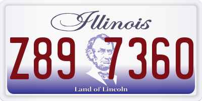 IL license plate Z897360