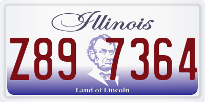 IL license plate Z897364