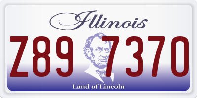 IL license plate Z897370