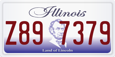 IL license plate Z897379