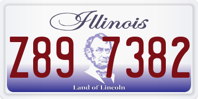 IL license plate Z897382