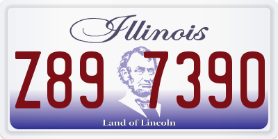 IL license plate Z897390