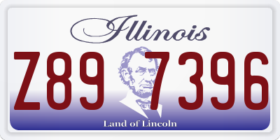 IL license plate Z897396